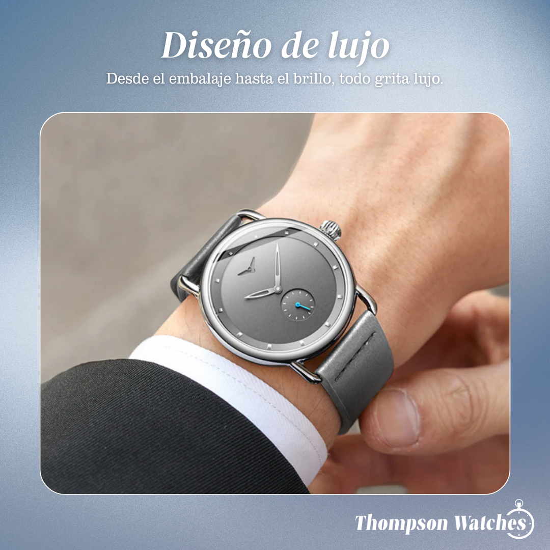 Caleb | Reloj de Cuero Minimalista y Elegante | 41mm