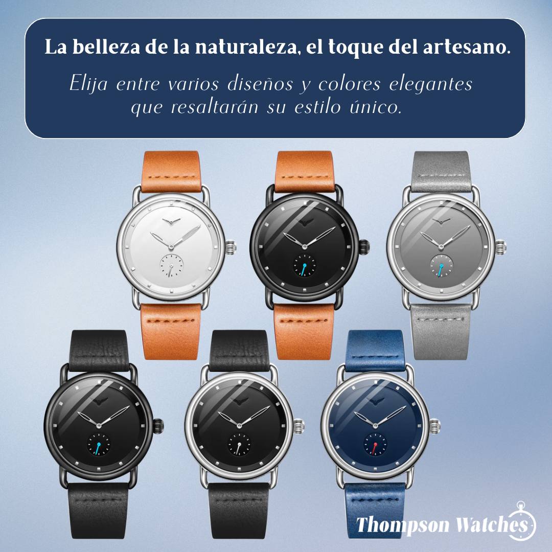 Caleb | Reloj de Cuero Minimalista y Elegante | 41mm