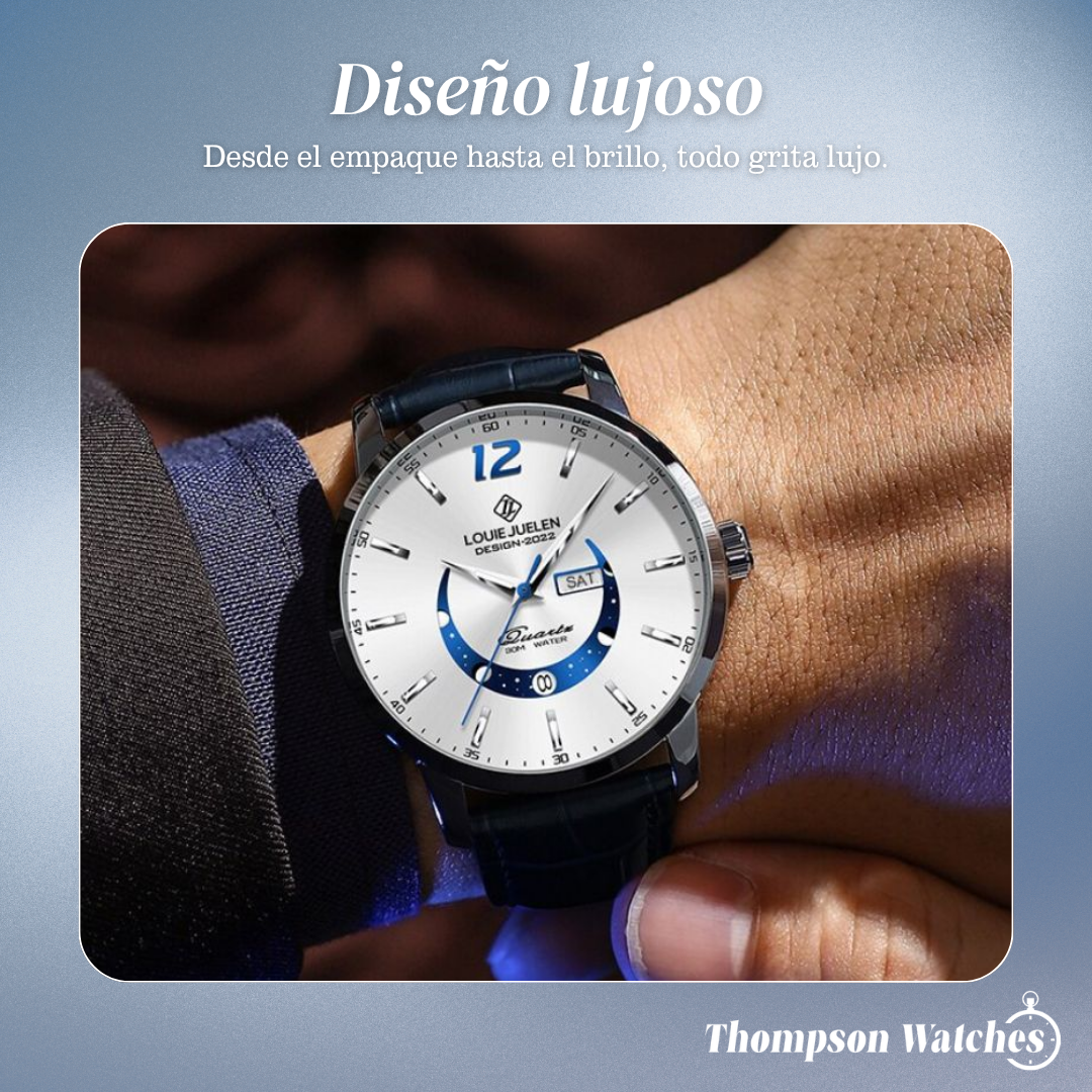 Sebastian | Reloj Clásico de Fases Lunares | 42mm