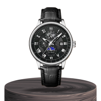 Julian | Reloj Global Voyager con fase lunar | 40 mm