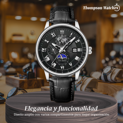 Julian | Reloj Global Voyager con fase lunar | 40 mm