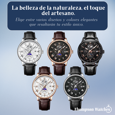 Julian | Reloj Global Voyager con fase lunar | 40 mm