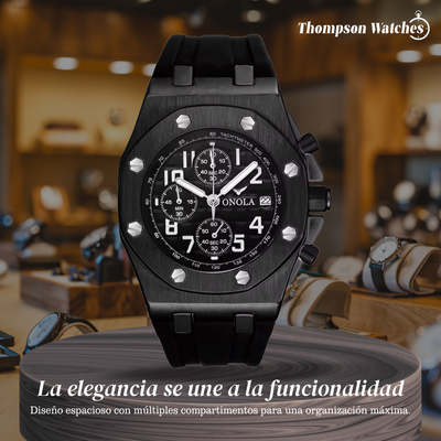 Andrei | Reloj cronógrafo con bisel octogonal | 43 mm