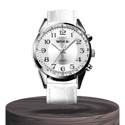 Jerick | Elegante reloj de cuero con taquímetro | 40 mm