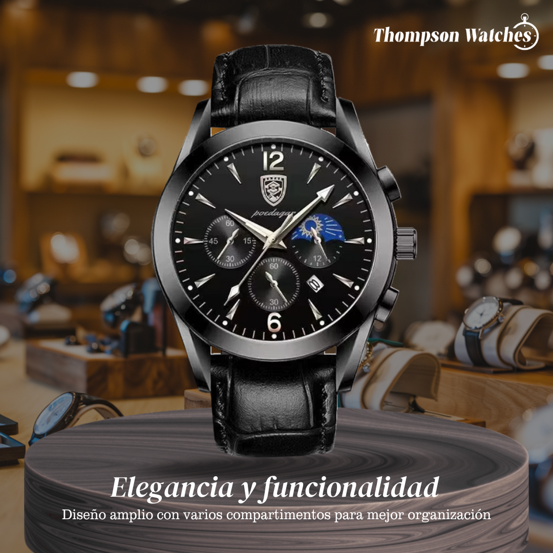 Jeffrey | Reloj de cuarzo moderno | 42 mm