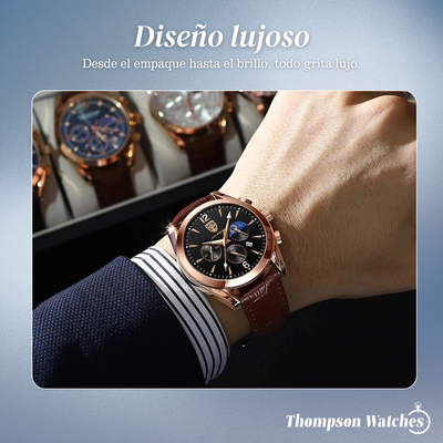 Jeffrey | Reloj de cuarzo moderno | 42 mm