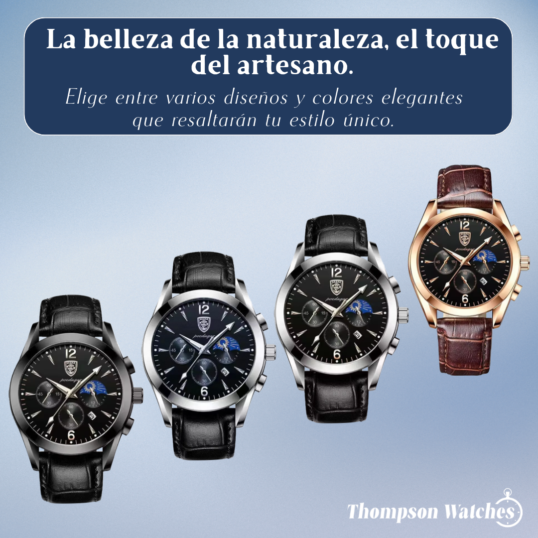 Jeffrey | Reloj de cuarzo moderno | 42 mm