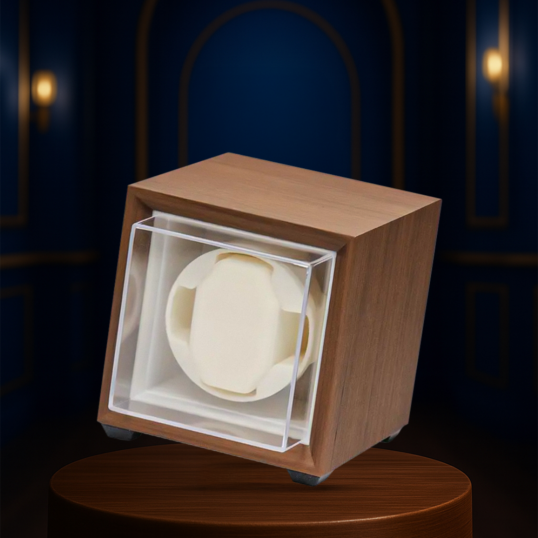 Rown | Cargador Automático de Reloj de Madera Premium