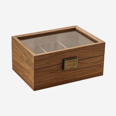Gabriel | Caja de Exhibición para Relojes y Joyería de Madera Octogonal