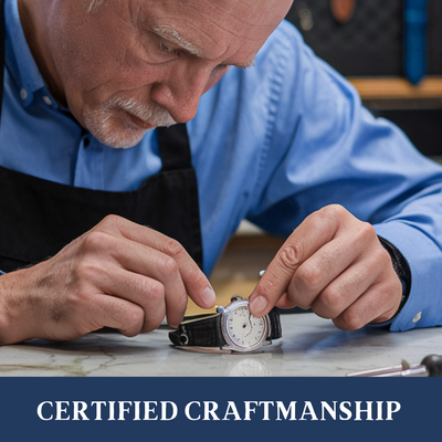 Saxton | Reloj de bolsillo de bronce con números clásicos | 45 mm