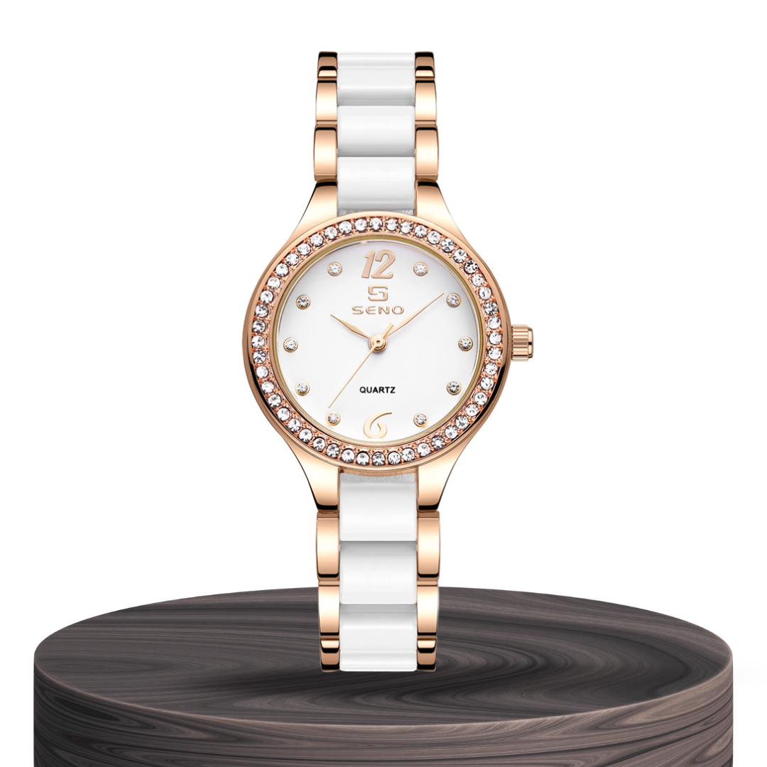 Reloj para mujer Canary | Detalles elegantes y brillantes | 28 mm
