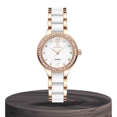 Reloj para mujer Canary | Detalles elegantes y brillantes | 28 mm