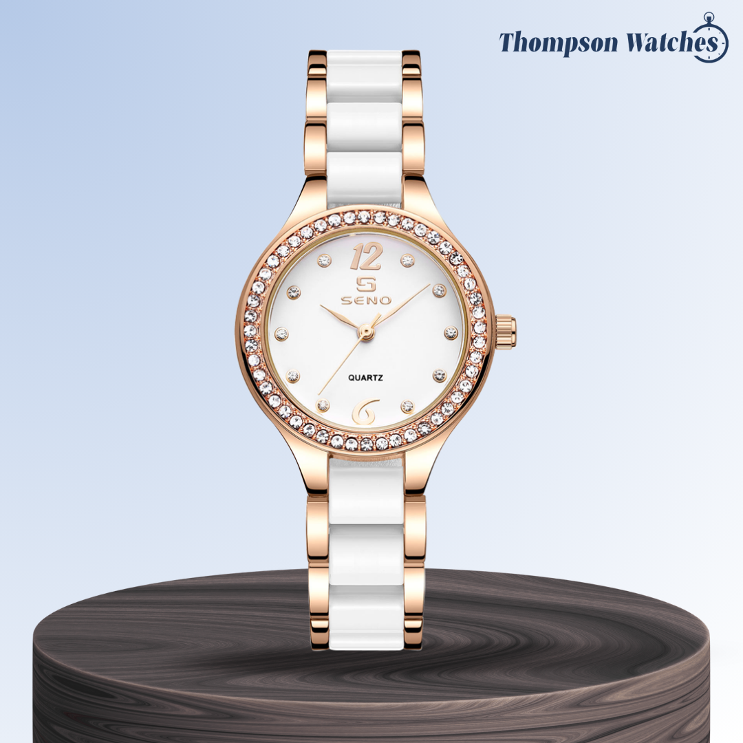 Reloj para mujer Canary | Detalles elegantes y brillantes | 28 mm