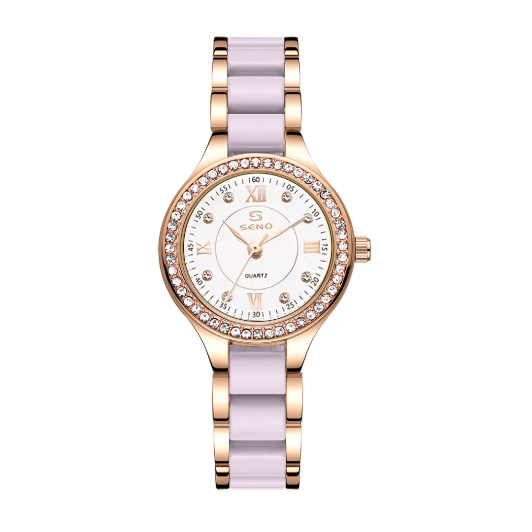 Reloj para mujer Canary | Detalles elegantes y brillantes | 28 mm