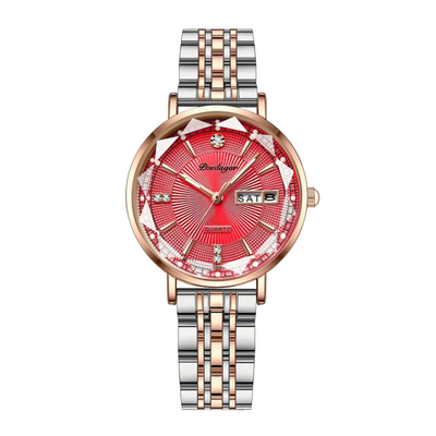 Patricia | Reloj de Cristal de Lujo Bicolor | 32 mm