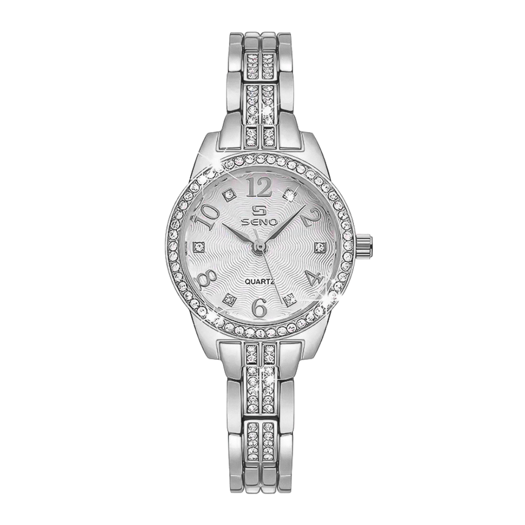 Novi | Reloj para mujer de cristal de glamour moderno | 30 mm