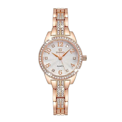 Novi | Reloj para mujer de cristal de glamour moderno | 30 mm