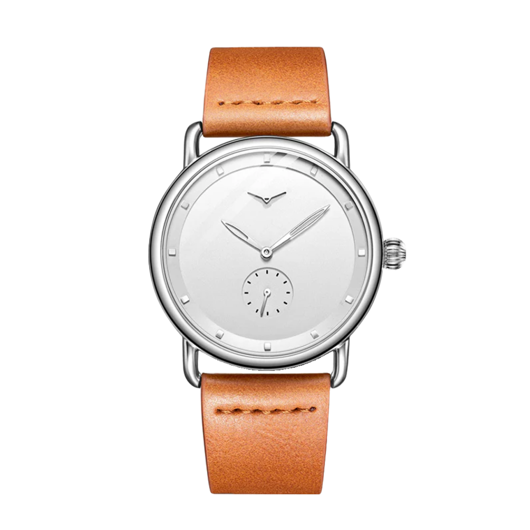 Caleb | Reloj de Cuero Minimalista y Elegante | 41mm