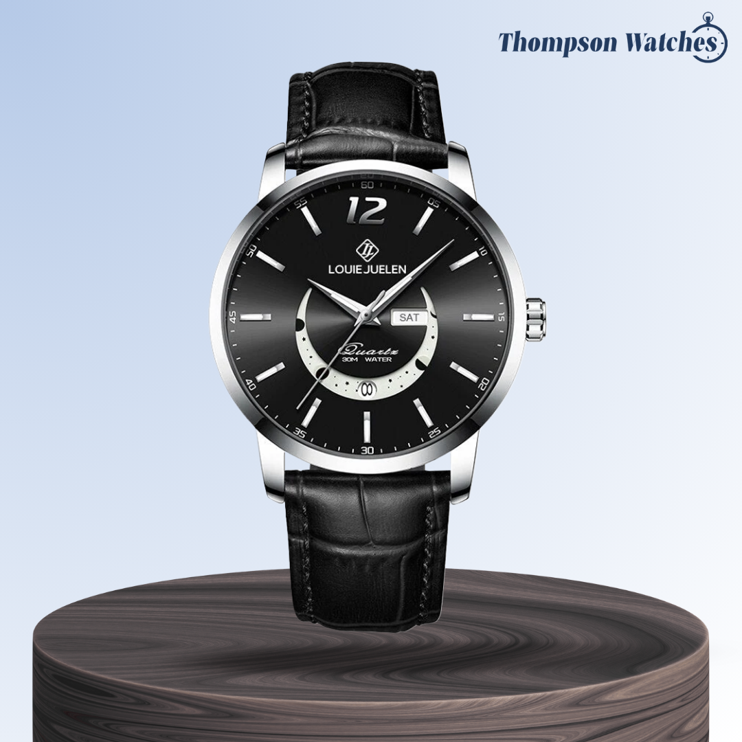 Sebastian | Reloj Clásico de Fases Lunares | 42mm